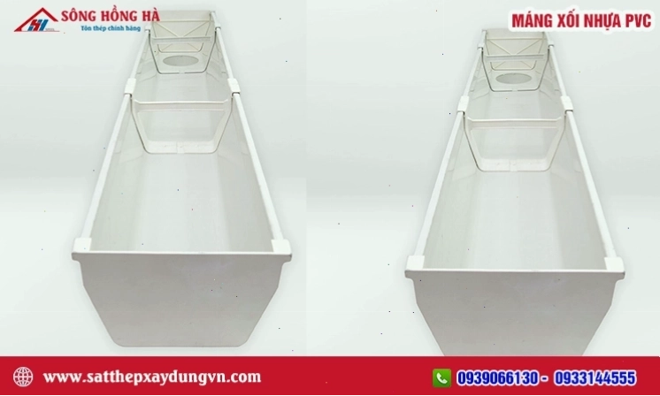 Máng xối nhựa PVC với nhiều ưu điểm về chi phí và lắp đặt