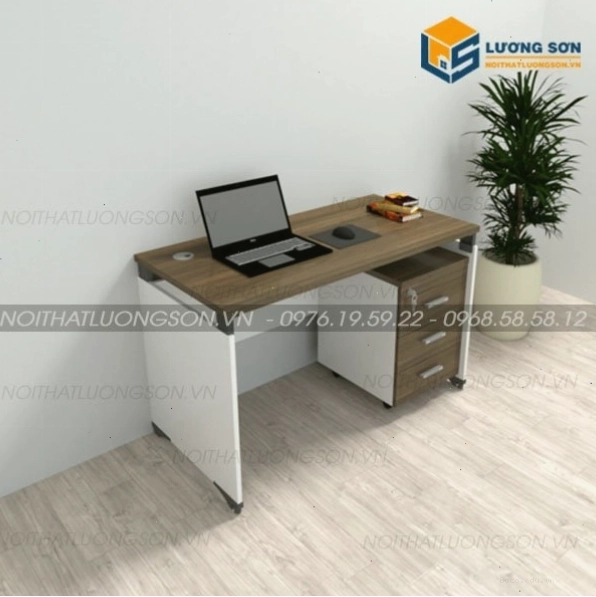 Mẫu bàn làm việc IMA BLV91D kích thước 1m2