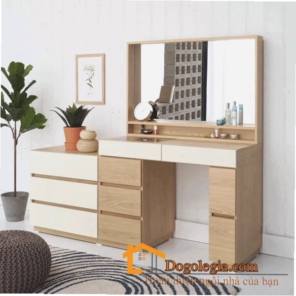 Mẫu bàn phấn trang điểm đẹp hiện đại LG-BP046 với thiết kế tối giản