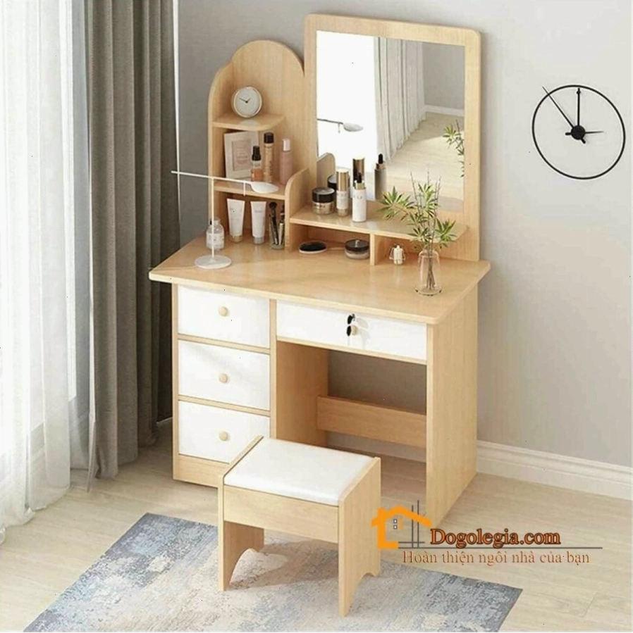 Mẫu bàn phấn trang điểm hiện đại LG-BP049, sự kết hợp giữa thẩm mỹ và công năng