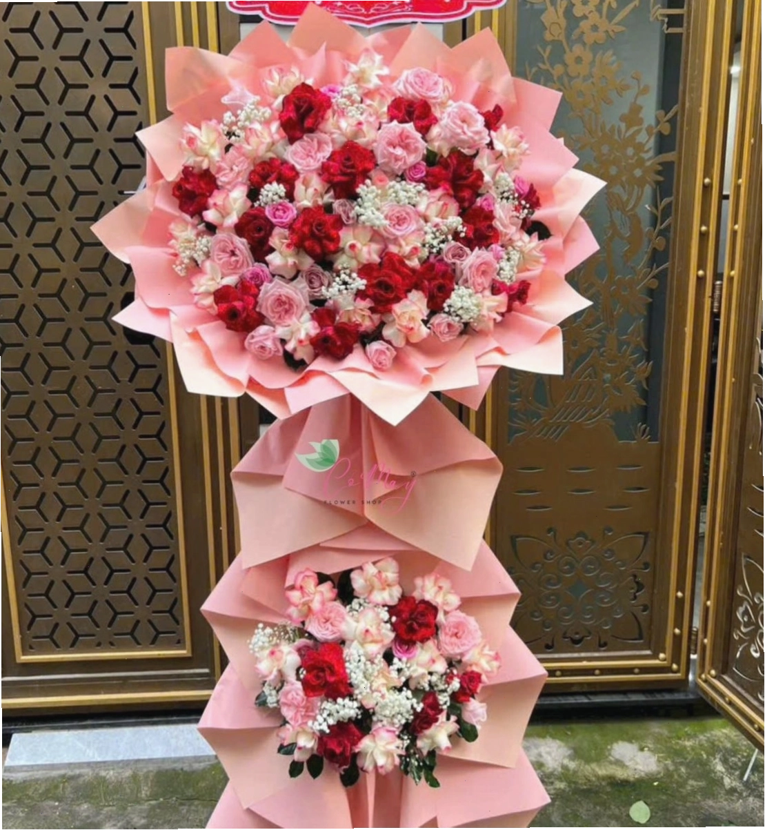 Mẫu cắm hoa bàn thờ đẹp