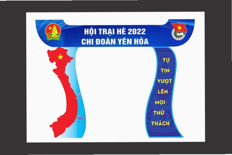 Mẫu Cổng Chào Hội Trại Hè Chi Đoàn – Thiết Kế Đẹp, Truyền Cảm Hứng