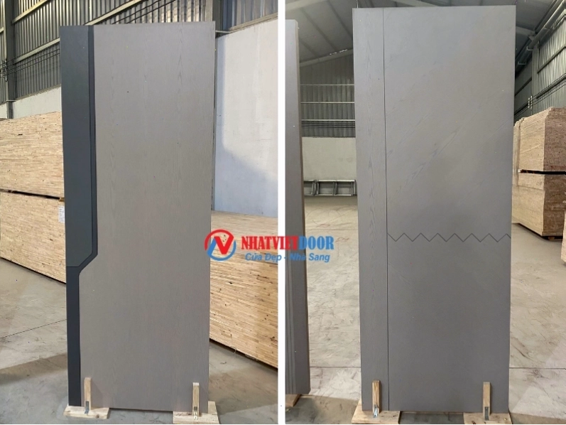 Mẫu cửa gỗ công nghiệp MDF phủ melamine