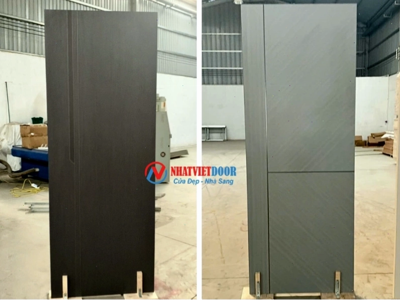 Mẫu cửa gỗ công nghiệp MDF phủ veneer