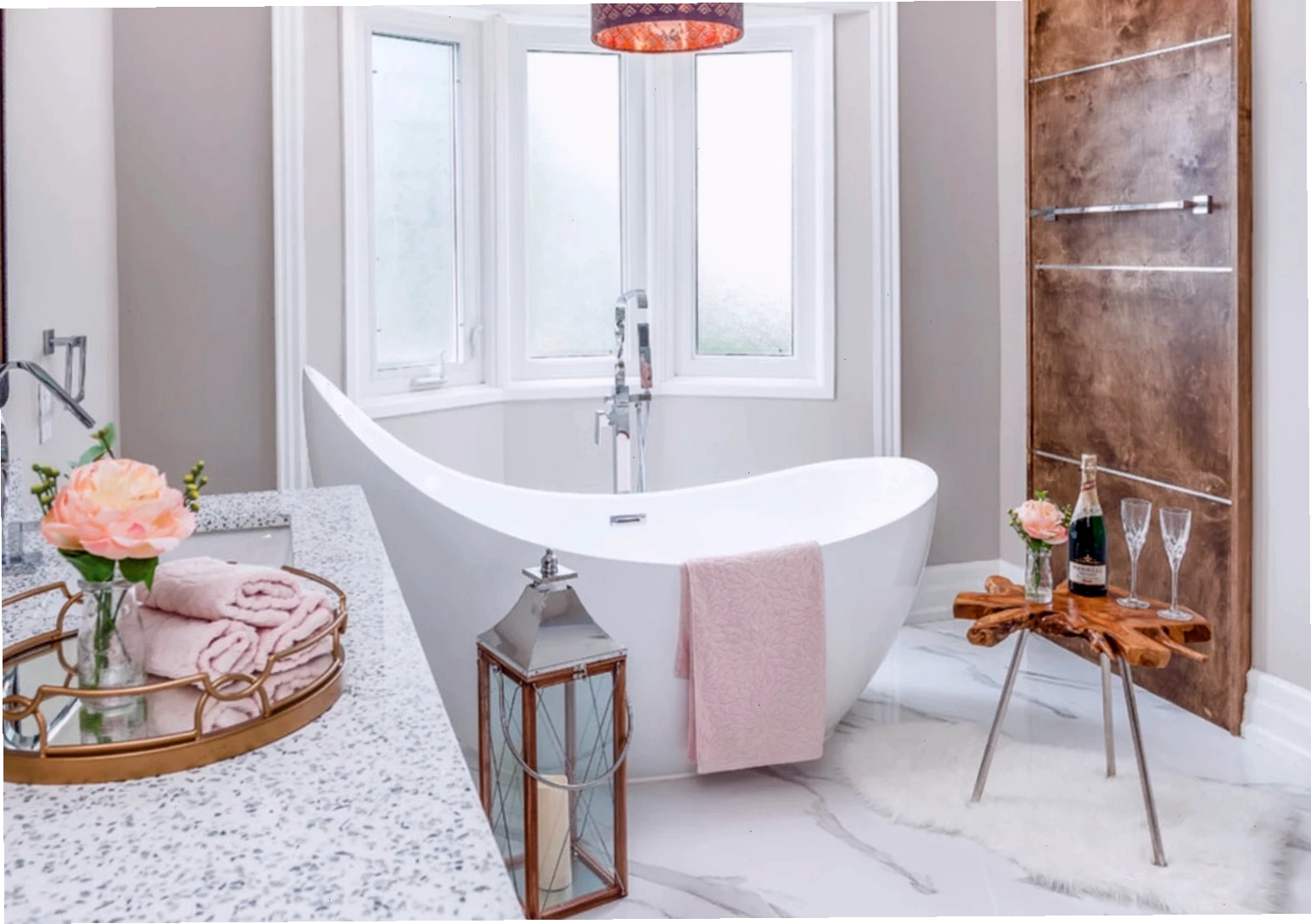 Mẫu gạch giả đá marble màu trắng sang trọng, tinh tế