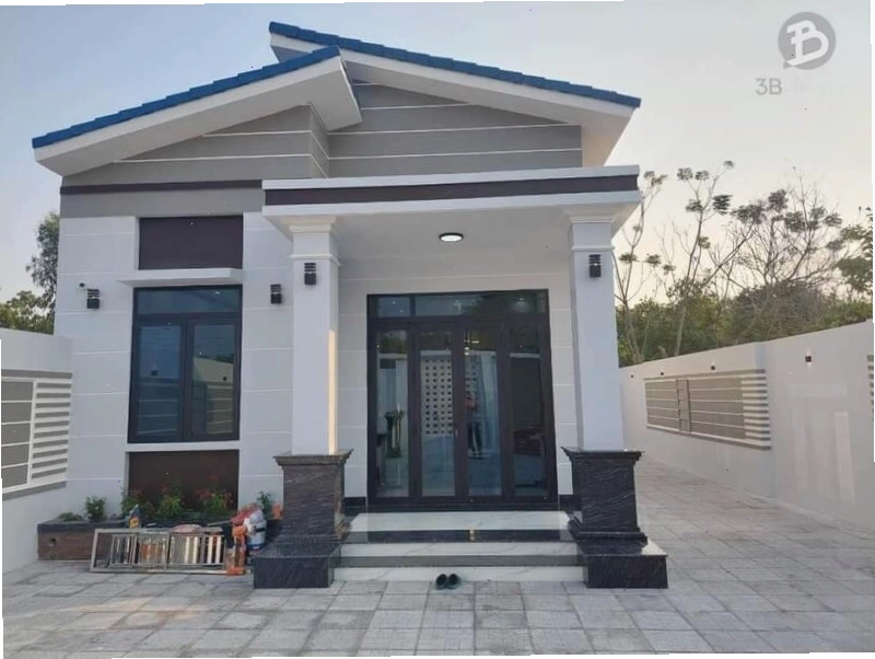 Mẫu nhà đơn giản, hiện đại với kiến trúc mộc mạc, gần gũi