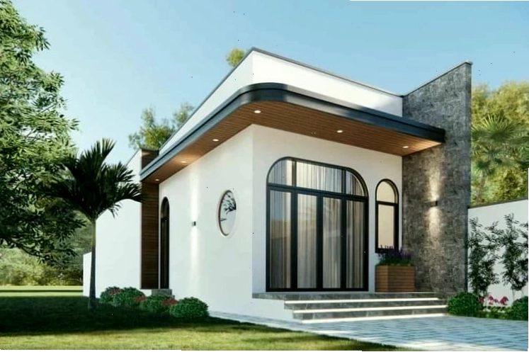 Mẫu nhà một tầng đẹp, hiện đại và tối giản