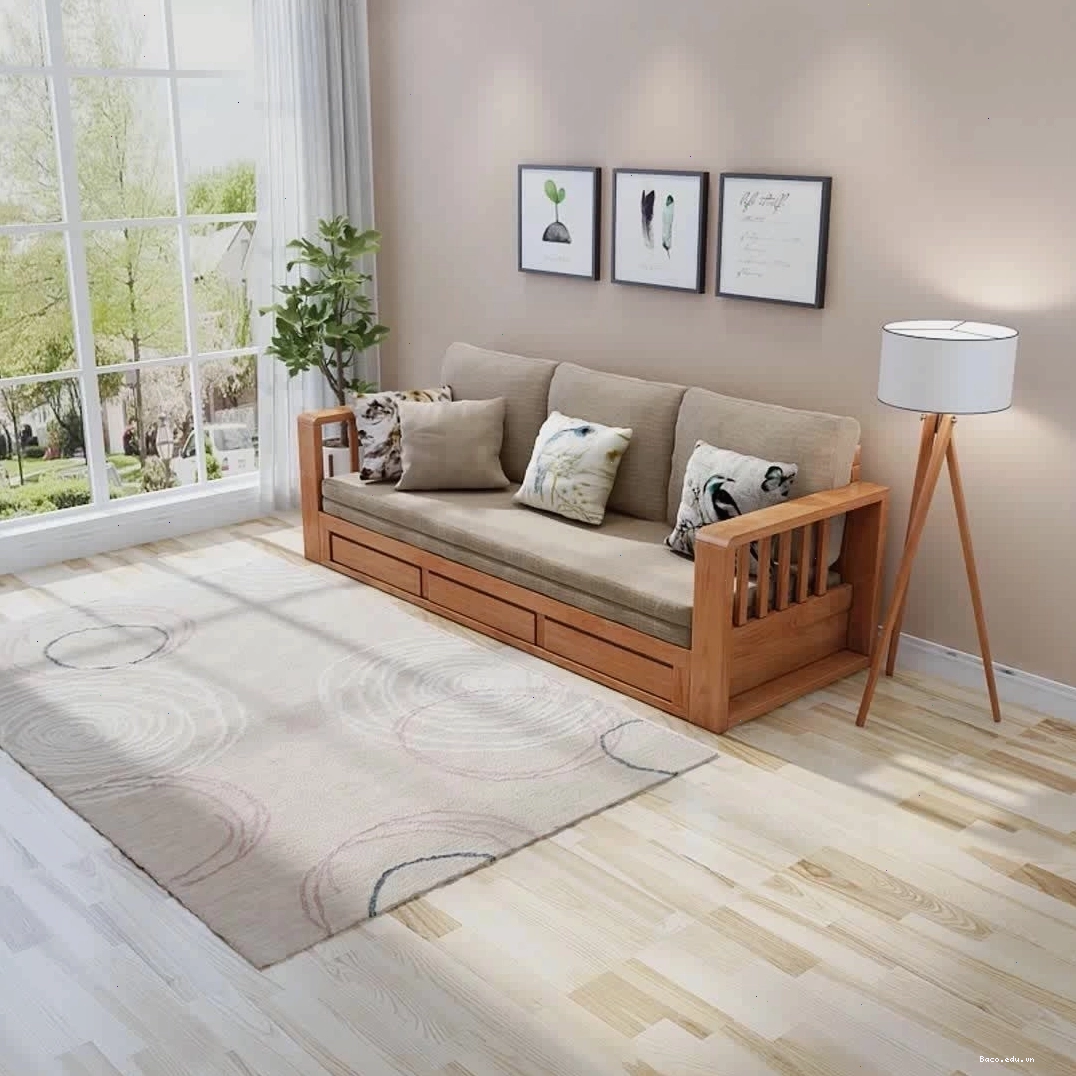 Mẫu sofa gỗ đẹp, ấn tượng
