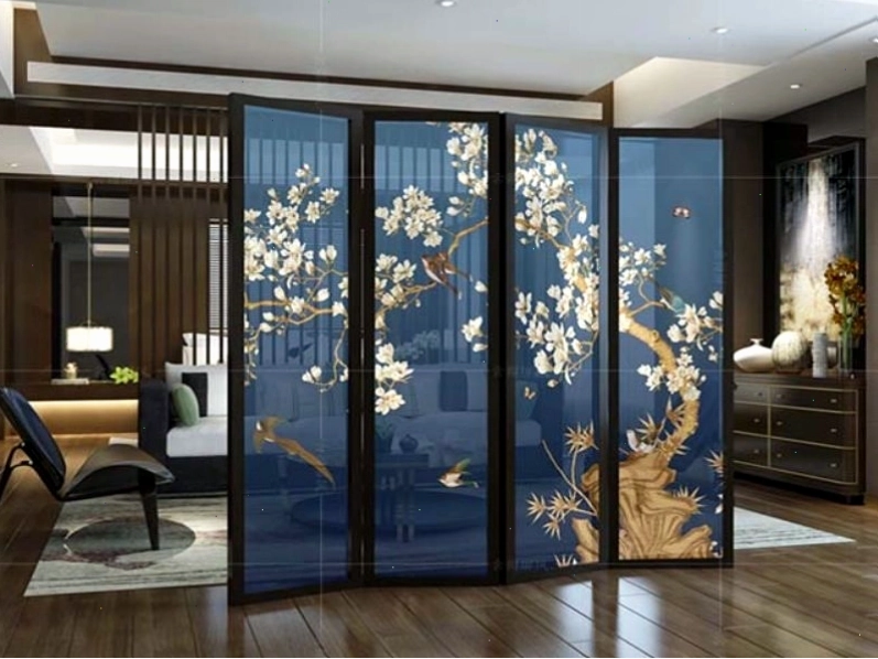 Mẫu tấm vách ngăn bình phong đẹp, mang lại vẻ sang trọng và độc đáo