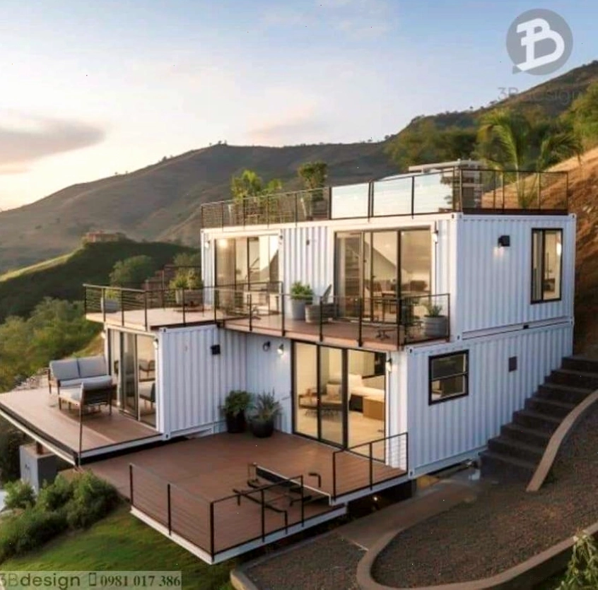 Mẫu thiết kế homestay bằng container đẹp