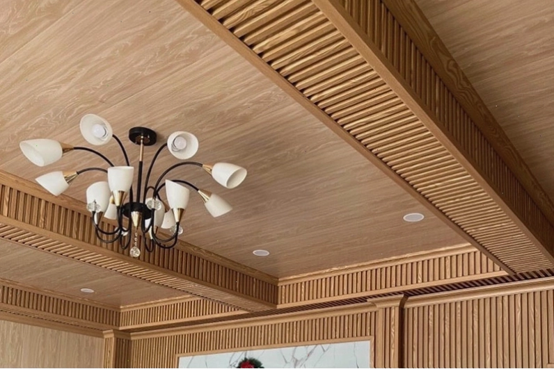 Mẫu trần Nano thi công thực tế