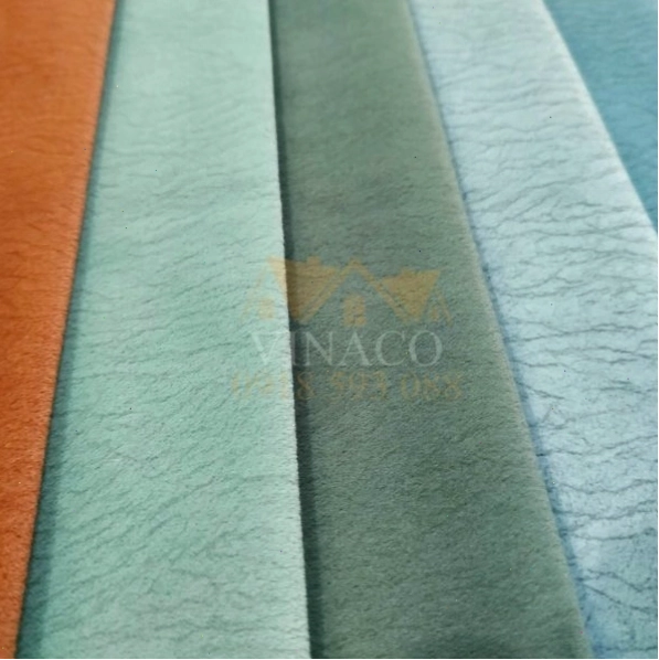 Mẫu vải nhung H50 được chụp cận mặt vải, thích hợp bọc sofa