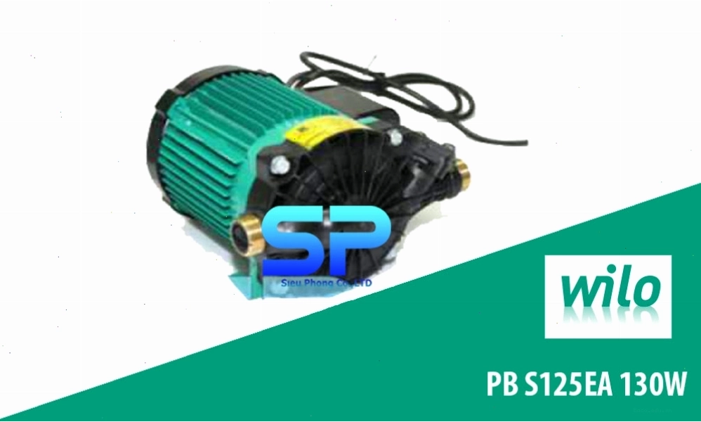 Máy bơm tăng áp điện tử Wilo PB S125EA (130W) nhỏ gọn, dễ lắp đặt