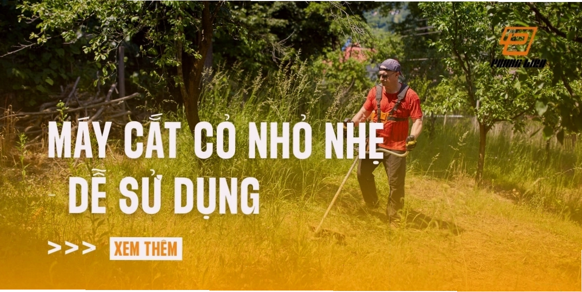 Máy cắt cỏ nhỏ nhẹ dễ sử dụng cho gia đình
