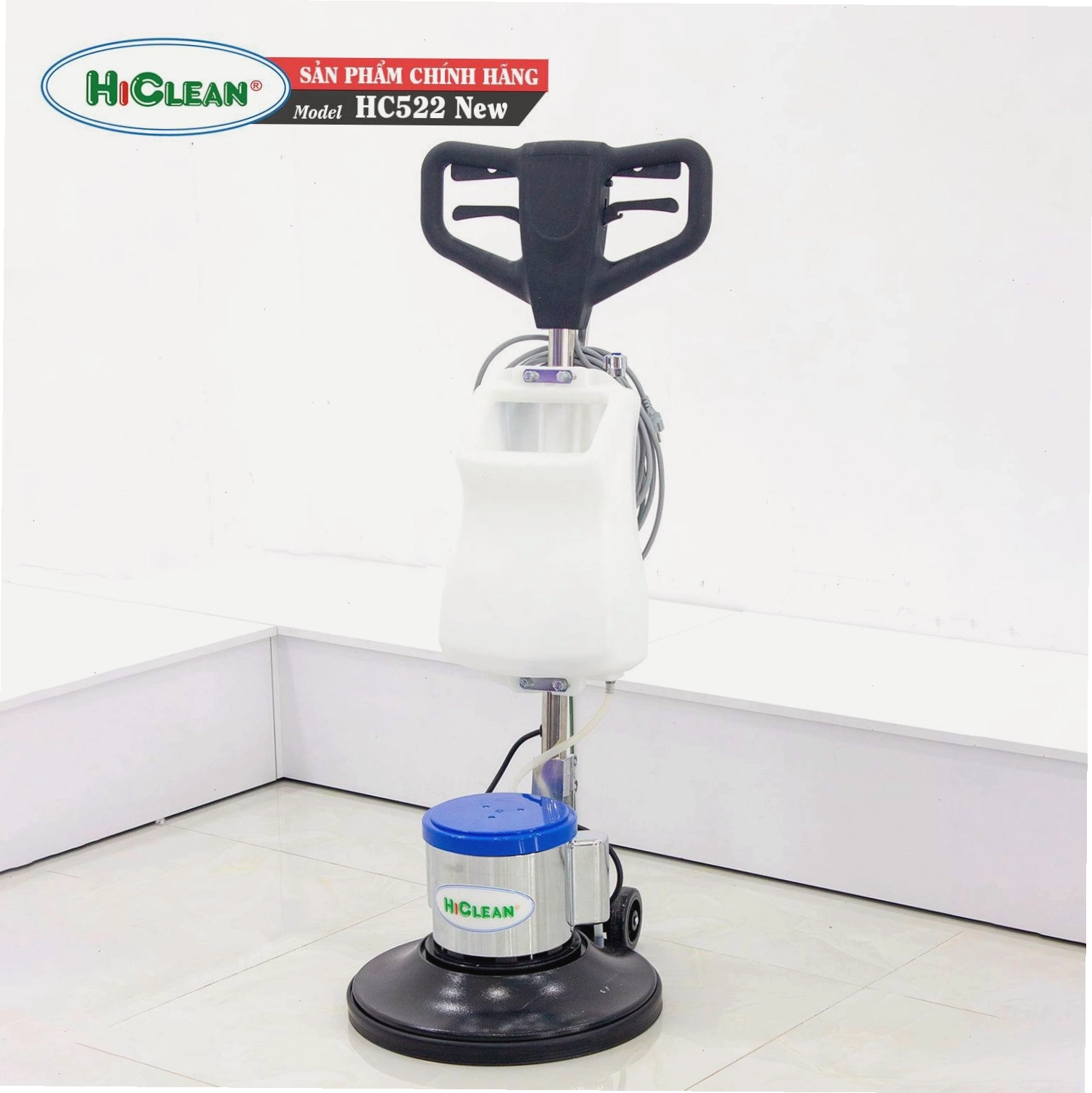 Máy chà sàn công nghiệp HiClean HC522 NEW, thiết bị vệ sinh hiệu suất cao