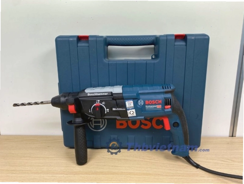 Máy khoan bê tông Bosch sở hữu thiết kế chắc chắn và bền bỉ