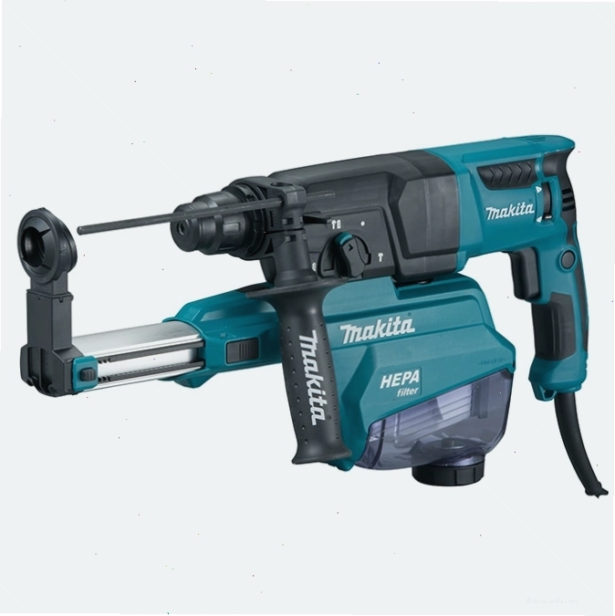 Máy khoan đa năng với hệ thống hút bụi Makita HR2652, đảm bảo an toàn vệ sinh
