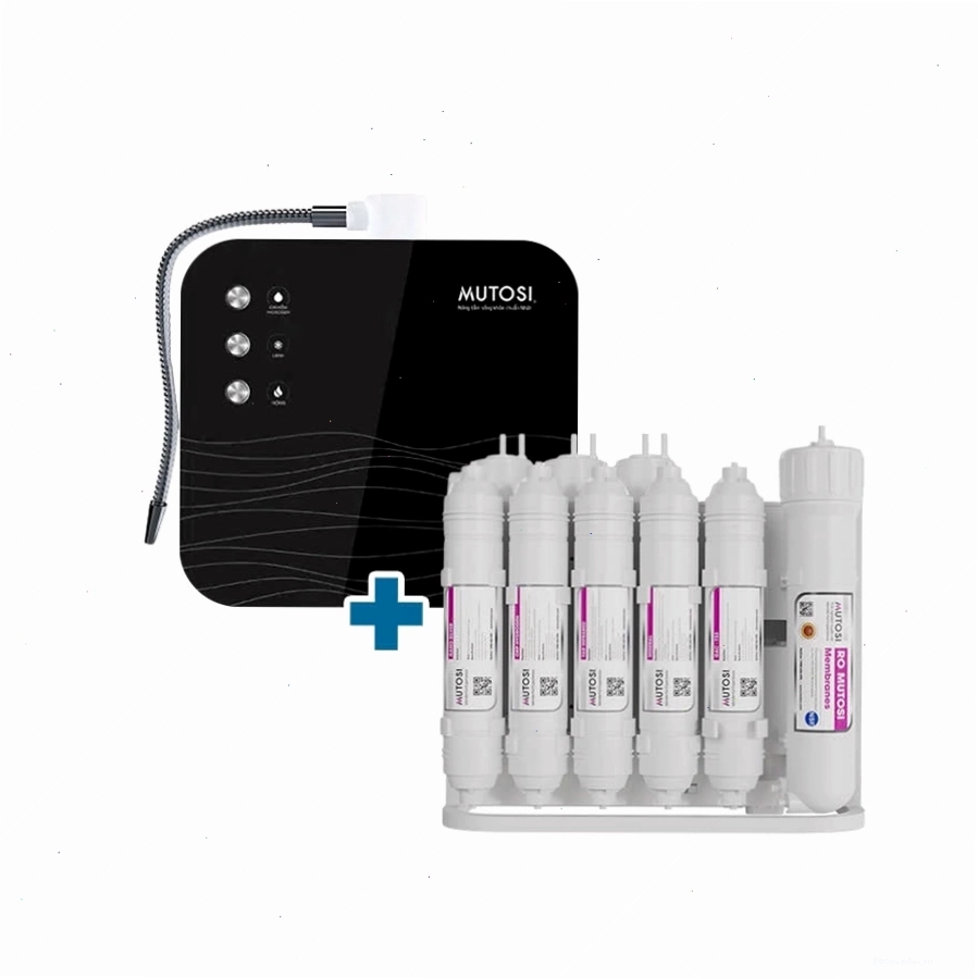 Máy lọc nước để gầm tích hợp máy lọc nước nóng lạnh, ion kiềm để bàn MP-192 + MD-188H