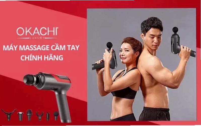 Máy massage cầm tay chính hãng