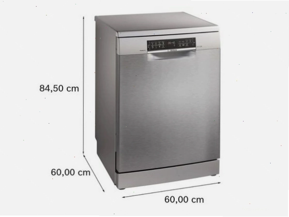 Máy rửa bát Bosch Serie 6 có kích thước khá nhỏ gọn, phù hợp với nhiều không gian bếp