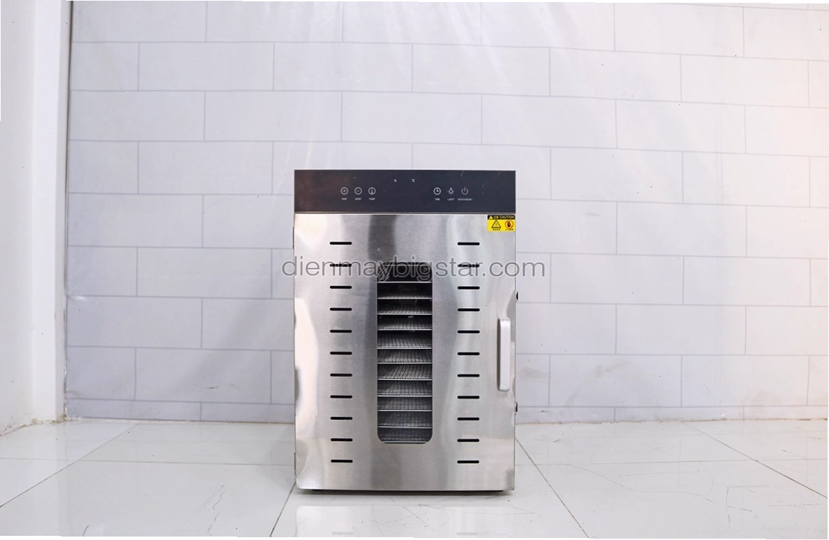 Máy sấy hoa quả thực phẩm 2 lớp 16 khay SS-16H