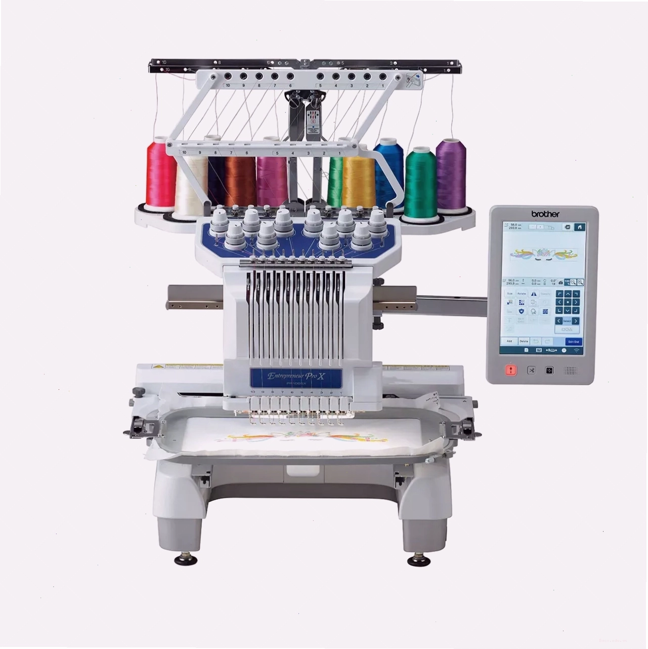 Máy thêu Brother PR1055X với tính năng chần viền độc quyền