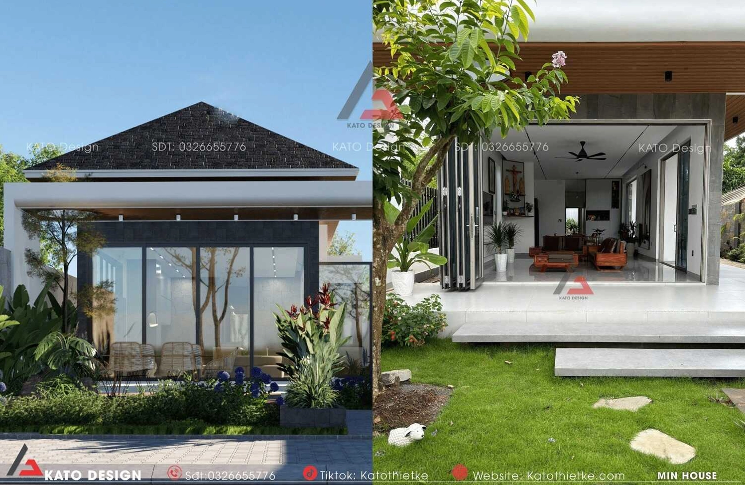 Ngắm nhìn các mẫu nhà cấp 4 giá chỉ 200 triệu: Đẹp, tiện nghi và tối ưu chi phí