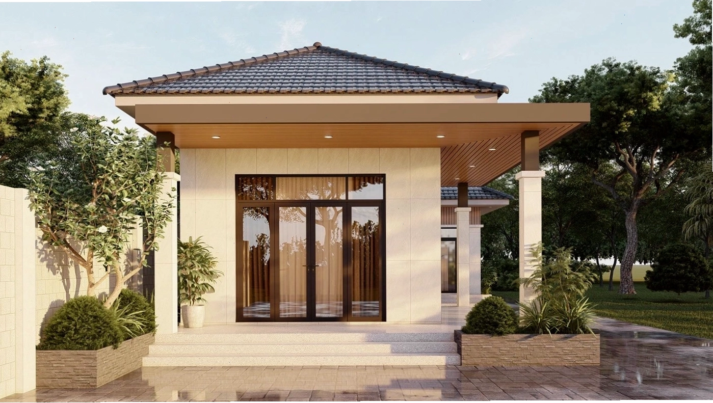 Nhà cấp 4 đẹp giá rẻ 100 triệu với thiết kế đơn giản và vật liệu tối ưu