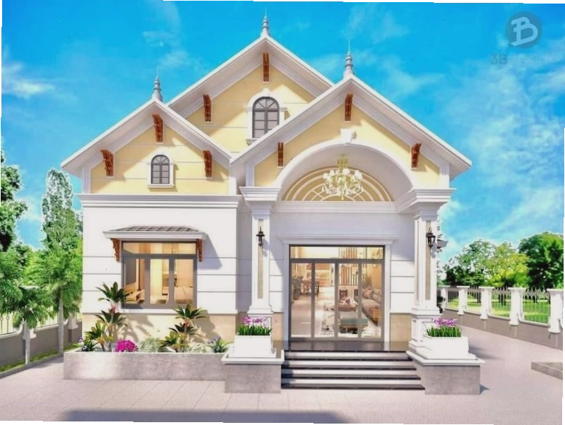 Nhà cấp 4 mái Thái phù hợp khí hậu nhiệt đới nóng ẩm của Việt Nam