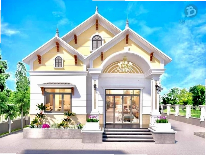 Nhà cấp 4 mái Thái sang trọng, phù hợp khí hậu nhiệt đới