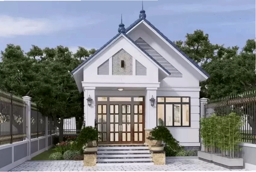 Nhà cấp 4 sửa dụng trần thạch cao Vĩnh Tường Siêu Bền X