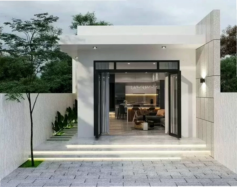 nhà cấp 4 xây trọn gói 200 triệu mái bằng, tối ưu không gian và chi phí hiệu quả