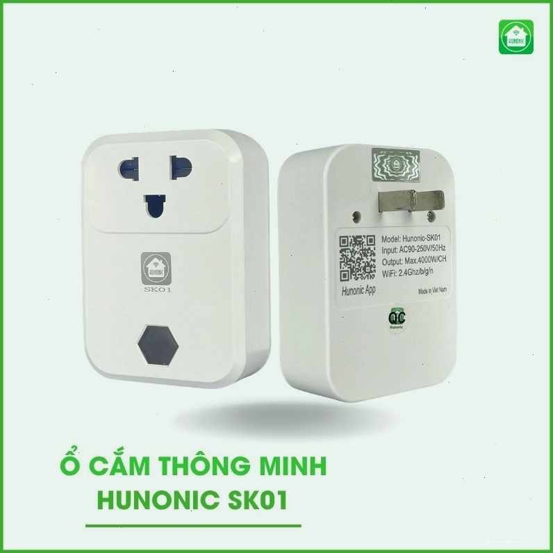 Ổ cắm thông minh wifi Hunonic SK01