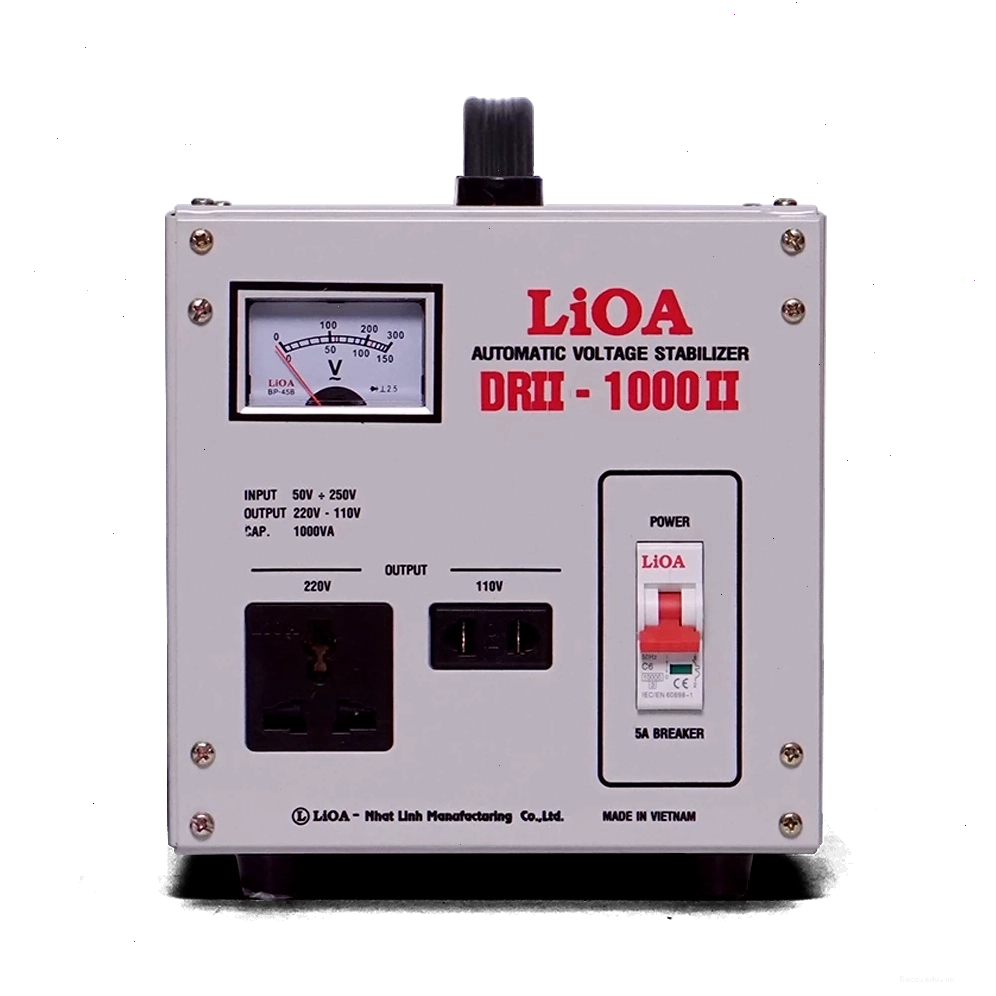 Ổn Áp LiOA 1 Pha DRII-1000II 1kVA