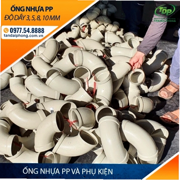 Ống nhựa PP với bề mặt nhẵn mịn, giảm ma sát
