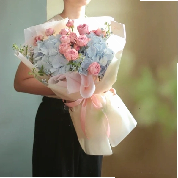 PASTEL LOVER 01 - Mẫu cẩm tú cầu màu pastel nhẹ nhàng