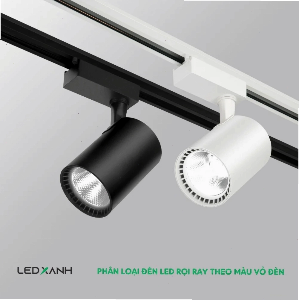 Phân loại đèn LED rọi ray theo màu sắc ánh sáng