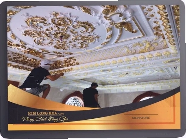 Quy trình thi công phào chỉ nhựa PU, từ khâu chuẩn bị đến hoàn thiện, đảm bảo thẩm mỹ