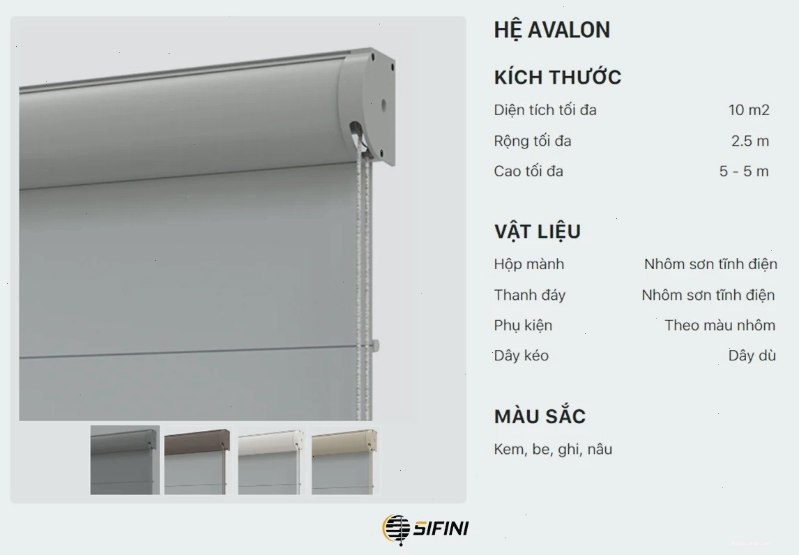 Rèm Roman với thiết kế đơn giản, tinh tế