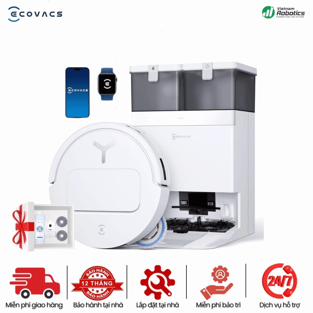 Robot Hút Bụi Lau Nhà Ecovacs Deebot T50 Pro Omni