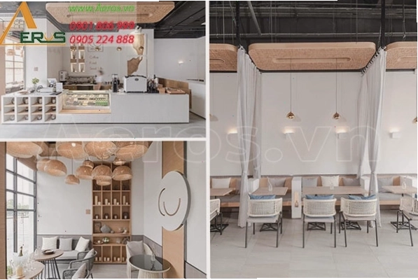 Setup quán cafe gọn gàng và đẹp mắt