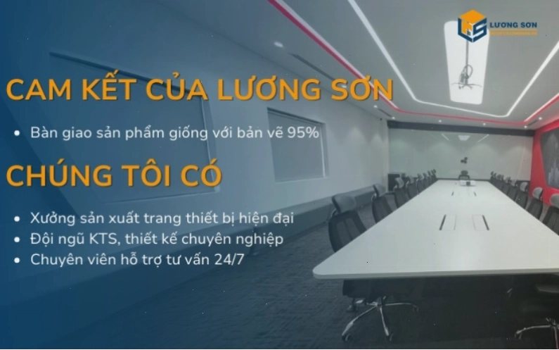 Showroom Nội thất Lương Sơn trưng bày đa dạng các sản phẩm nội thất văn phòng