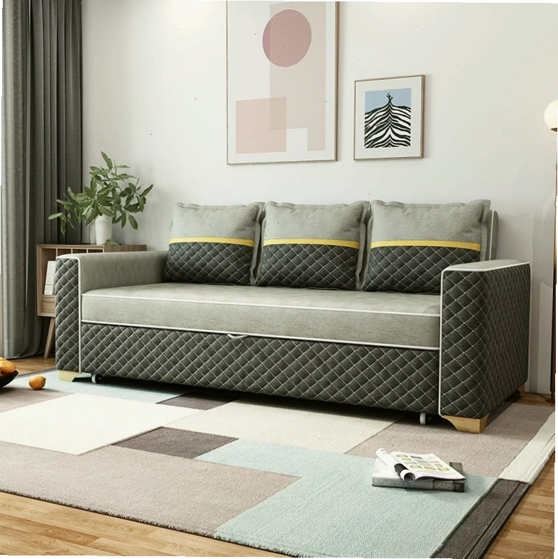 Sofa bed A29 với đệm ngồi êm ái, mang lại sự thoải mái tối đa