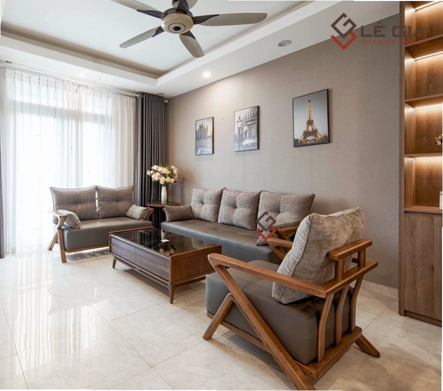 Sofa gỗ tự nhiên hiện đại, đẹp nghệ thuật LG-SG236