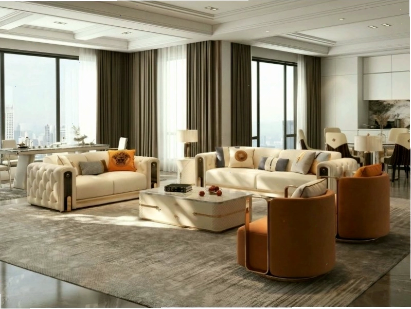 Sofa Luxury NOVÉLLO Sang Trọng SBQ016-1124 với thiết kế đẳng cấp