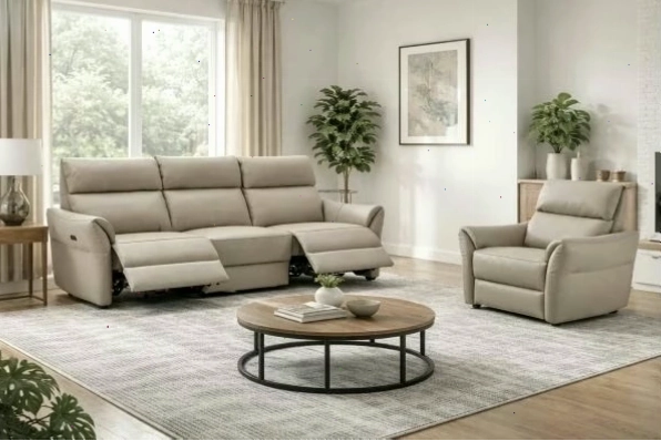 Sofa nâng cơ bọc da 1+3 chỗ mã 503 hiện đại