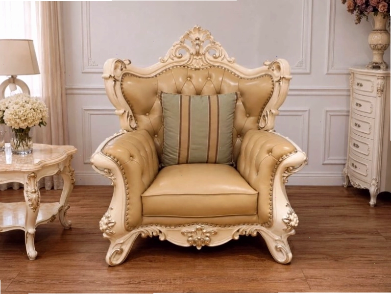 Sofa Royal Crown - Sofa Đơn Quý Tộc Đậm Chất Pháp SB982H mang phong cách hoàng gia