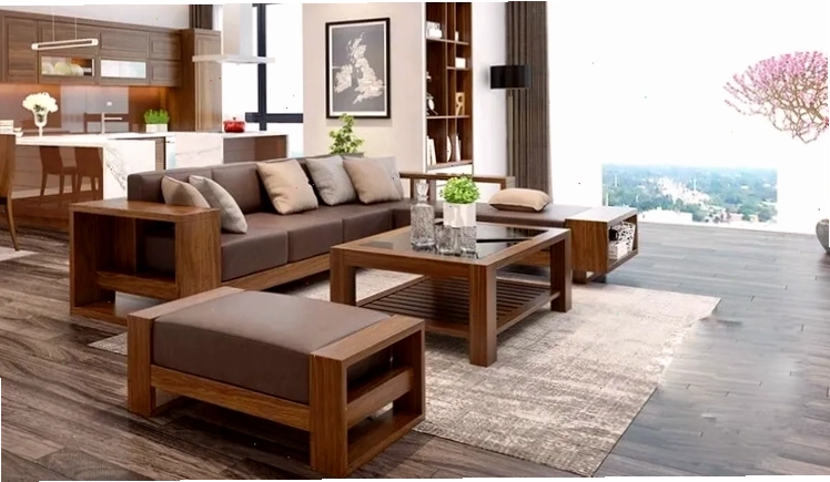 Sofa từ gỗ lim