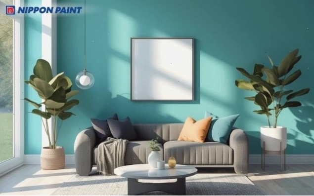 Sơn xanh dương ngọc mang đến cảm giác tươi mát, gợi liên tưởng biển cả và thiên nhiên trong lành