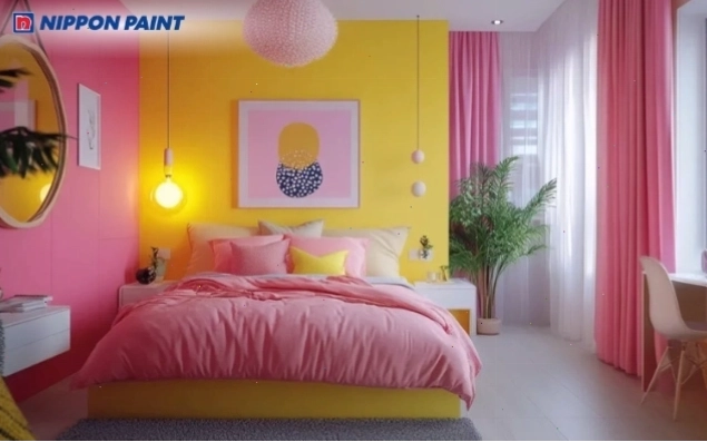 Sự kết hợp màu sắc nổi bật giúp kích thích niềm vui và tạo năng lượng tươi mới mỗi ngày
